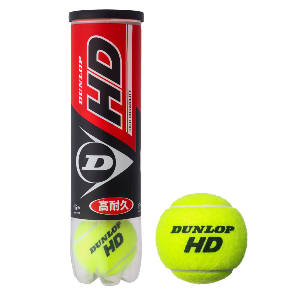 ダンロップ DUNLOP 硬式テニスボール ダンロップ HD　DUNLOP HD 1缶 DHD4CS60