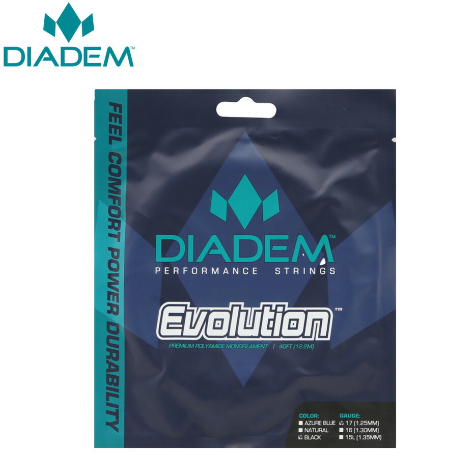 ダイアデム DIADEM テニスガット・ストリング  Evolution エボリューション 16 DIA-TFA009