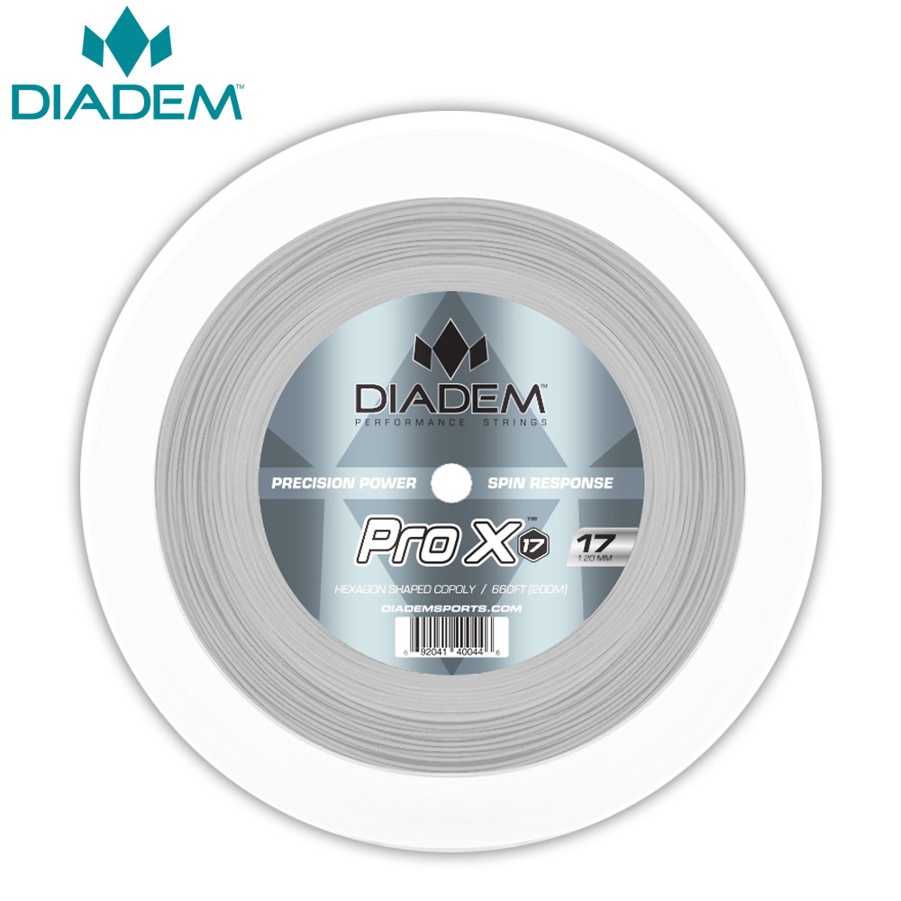 ダイアデム DIADEM テニスガット・ストリング  Pro X プロ エックス 16L 200mロール DIA-TFA018