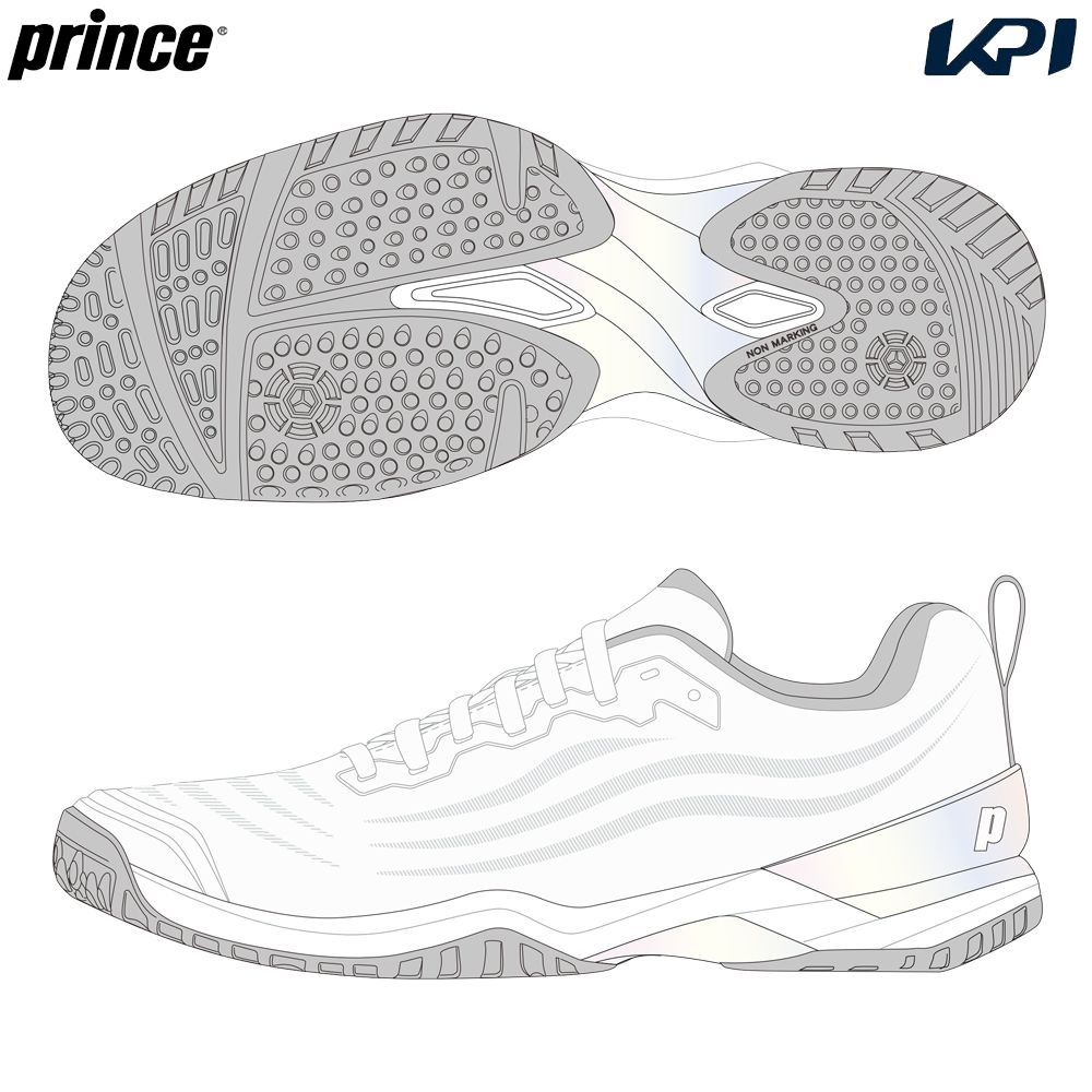 プリンス Prince テニスシューズ ユニセックス   TOUR PRO LITE 9 CG ツアー プロ ライト 9 CG クレー＆グラスサンド用 DPSLC12-203 11月下旬発売予定※予約