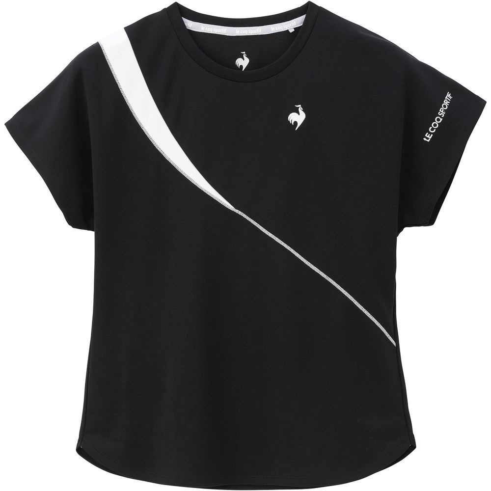 ルコック le coq sportif テニスウェア レディース 切替ゲームシャツ LN4FHT50L 2024FW 7月下旬発売予定※予約  KPI CLUB（KPI公式オンラインストア）