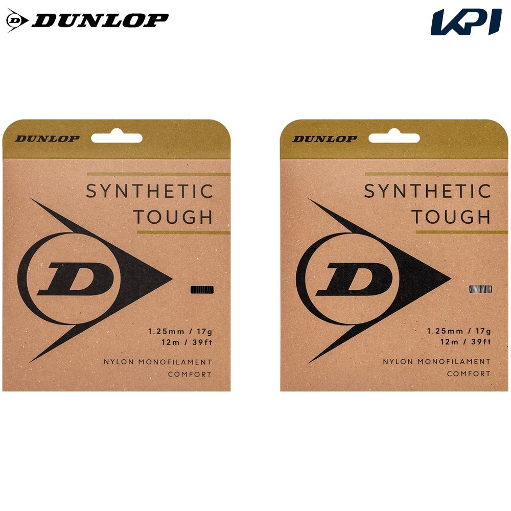 ダンロップ DUNLOP テニスガット・ストリング    SYNTHETIC TOUGH シンセティック・タフ 単張 12ｍ DSTA21001