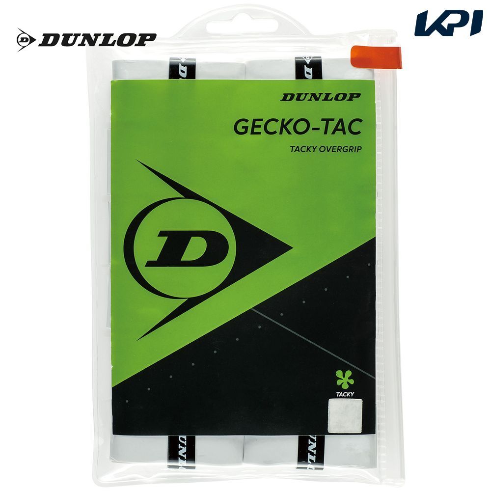 ダンロップ DUNLOP テニスグリップテープ  GECKO-TAC ゲッコタック 12本入 ウェットオーバーグリップテープ DTA2232
