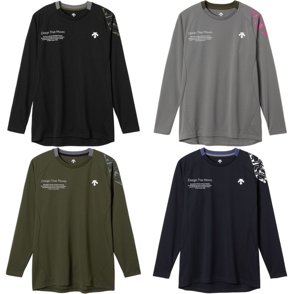 デサント DESCENTE バレーボールウェア ユニセックス   長袖バレーボールシャツ DV5FLT01U 2025FW
