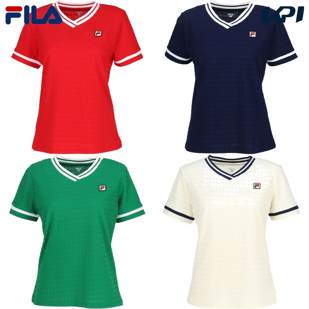 フィラ FILA テニスウェア レディース   ゲームシャツ EL0028 2025SS