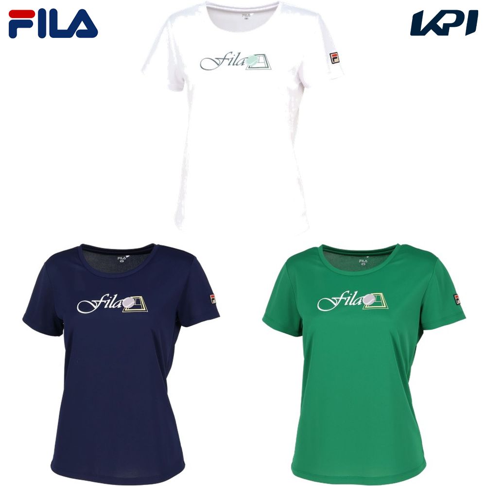 フィラ FILA テニスウェア レディース   グラフィックTシャツ EL0046 2025SS