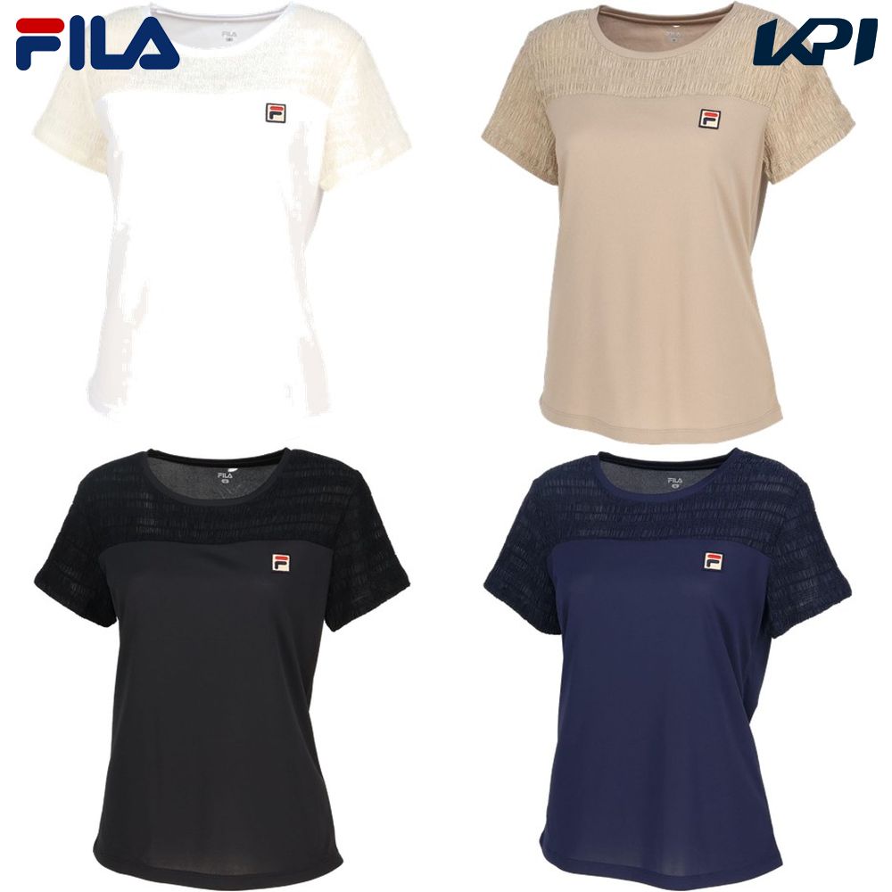 フィラ FILA テニスウェア レディース   ゲームシャツ EL0050 2025SS