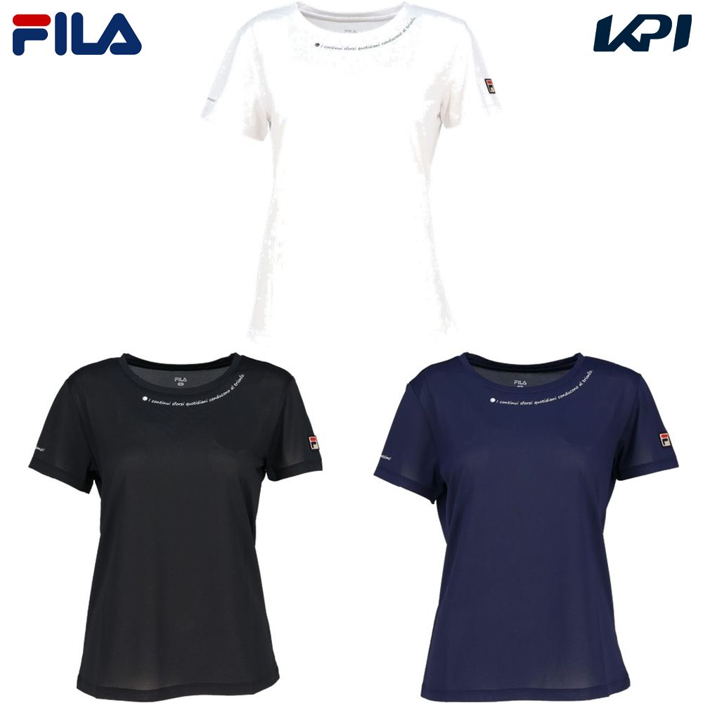 フィラ FILA テニスウェア レディース   グラフィックTシャツ EL0070 2025SS 4月上旬発売予定※予約