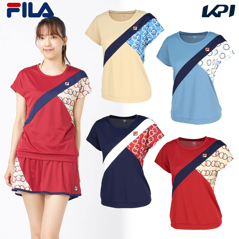 フィラ FILA テニスウェア レディース   ゲームシャツ EL0200 2025FW