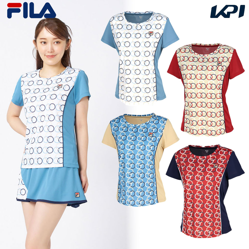 フィラ FILA テニスウェア レディース   ゲームシャツ EL0201 2025FW 8月上旬発売予定※予約