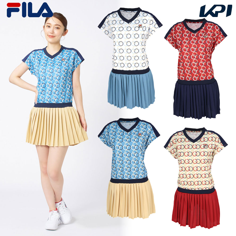 フィラ FILA テニスウェア レディース   ワンピース EL0203 2025FW 8月上旬発売予定※予約