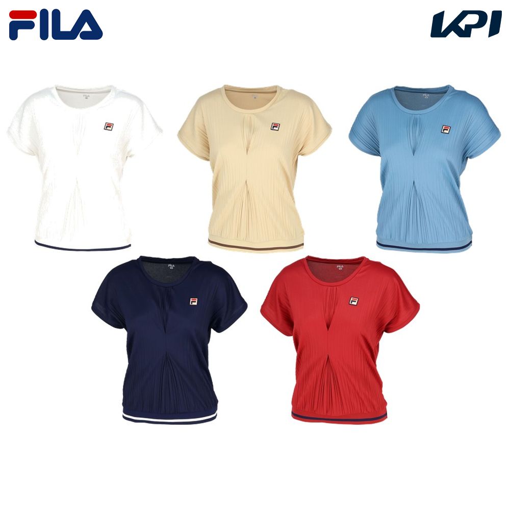 フィラ FILA テニスウェア レディース   ゲームシャツ EL0204 2025FW 8月上旬発売予定※予約