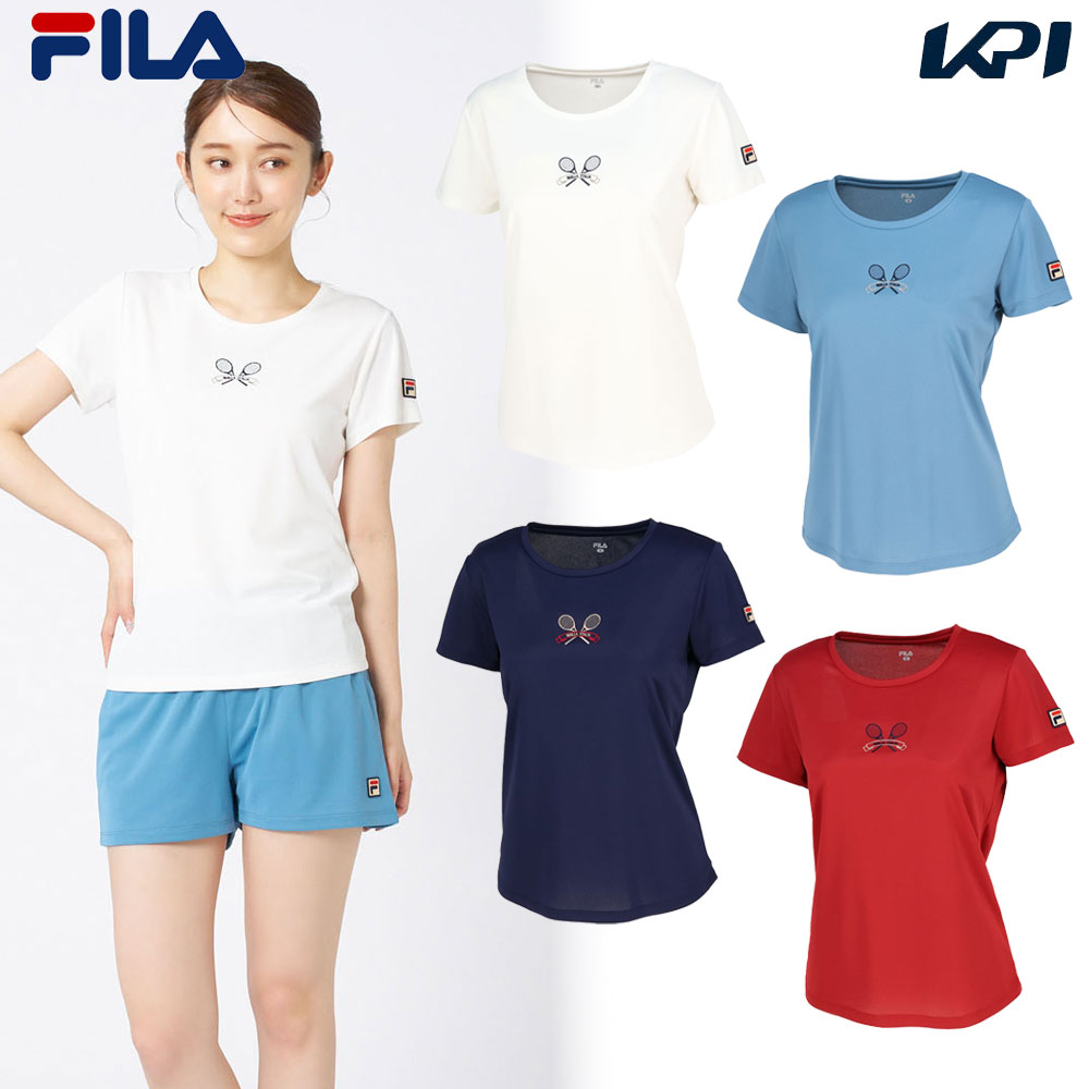 フィラ FILA テニスウェア レディース   ゲームシャツ EL0205 2025FW 8月上旬発売予定※予約