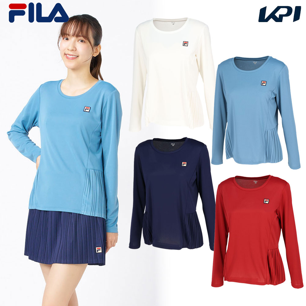 フィラ FILA テニスウェア レディース   ロングスリーブシャツ EL0206 2025FW 8月上旬発売予定※予約