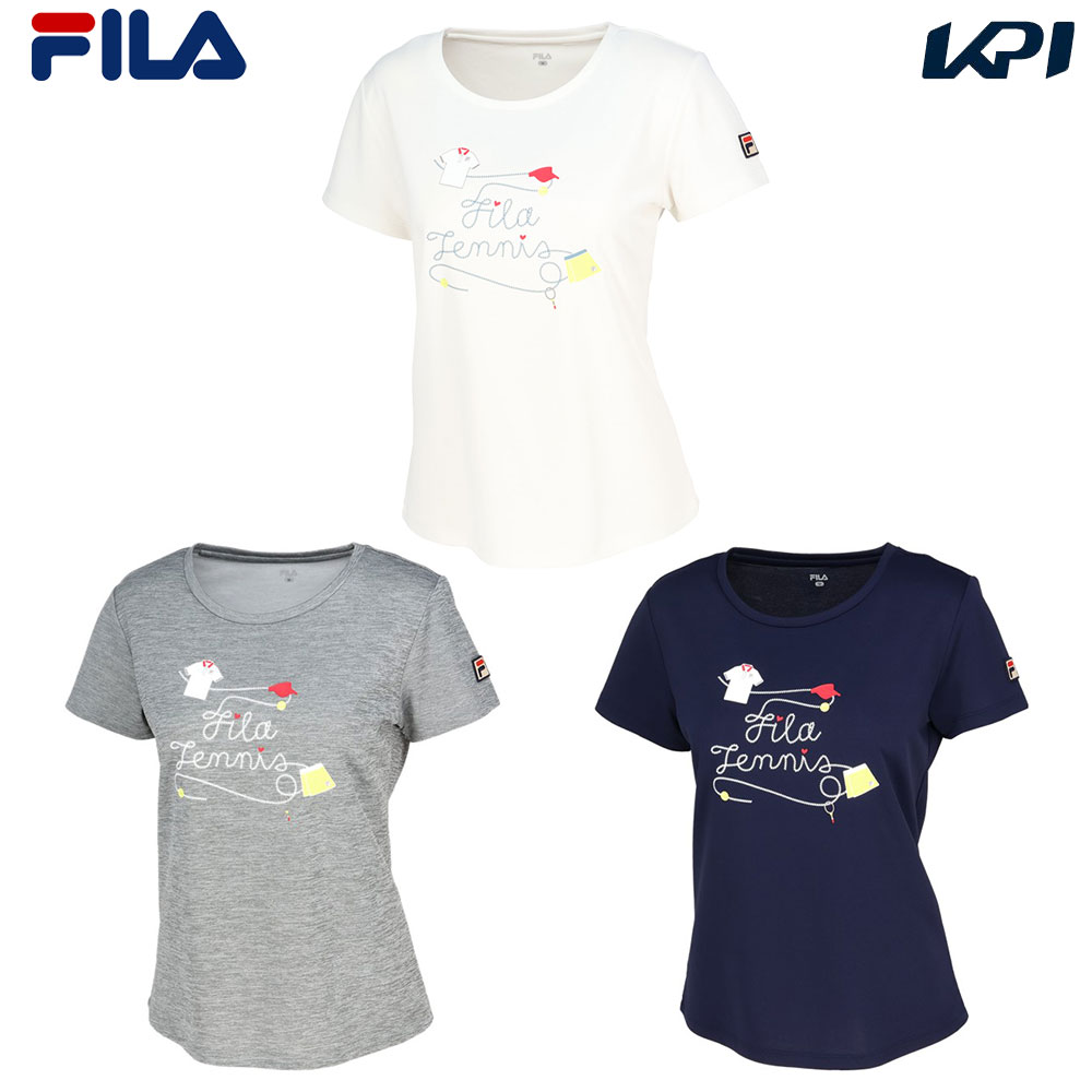 フィラ FILA テニスウェア レディース   グラフィックTシャツ EL0210 2025FW 8月上旬発売予定※予約