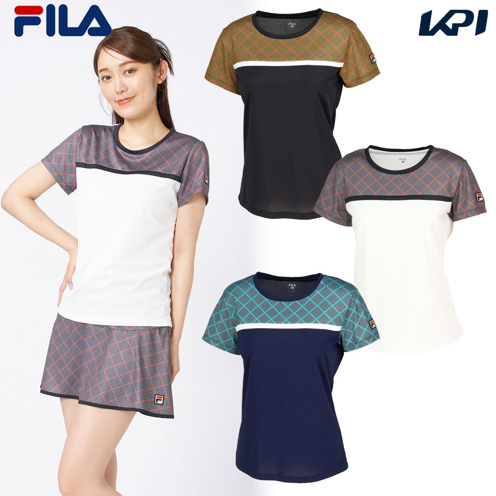 フィラ FILA テニスウェア レディース   ゲームシャツ EL0216 2025FW 8月上旬発売予定※予約