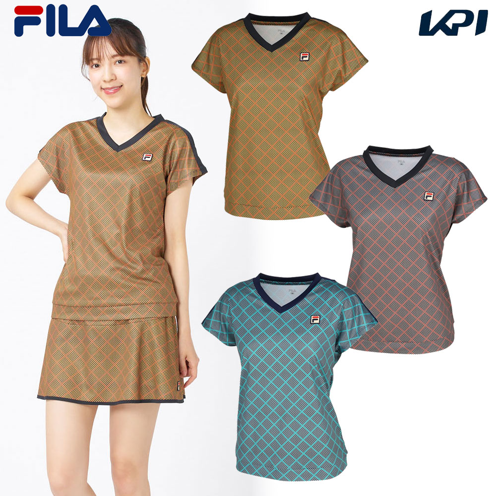 フィラ FILA テニスウェア レディース   ゲームシャツ EL0217 2025FW 8月上旬発売予定※予約