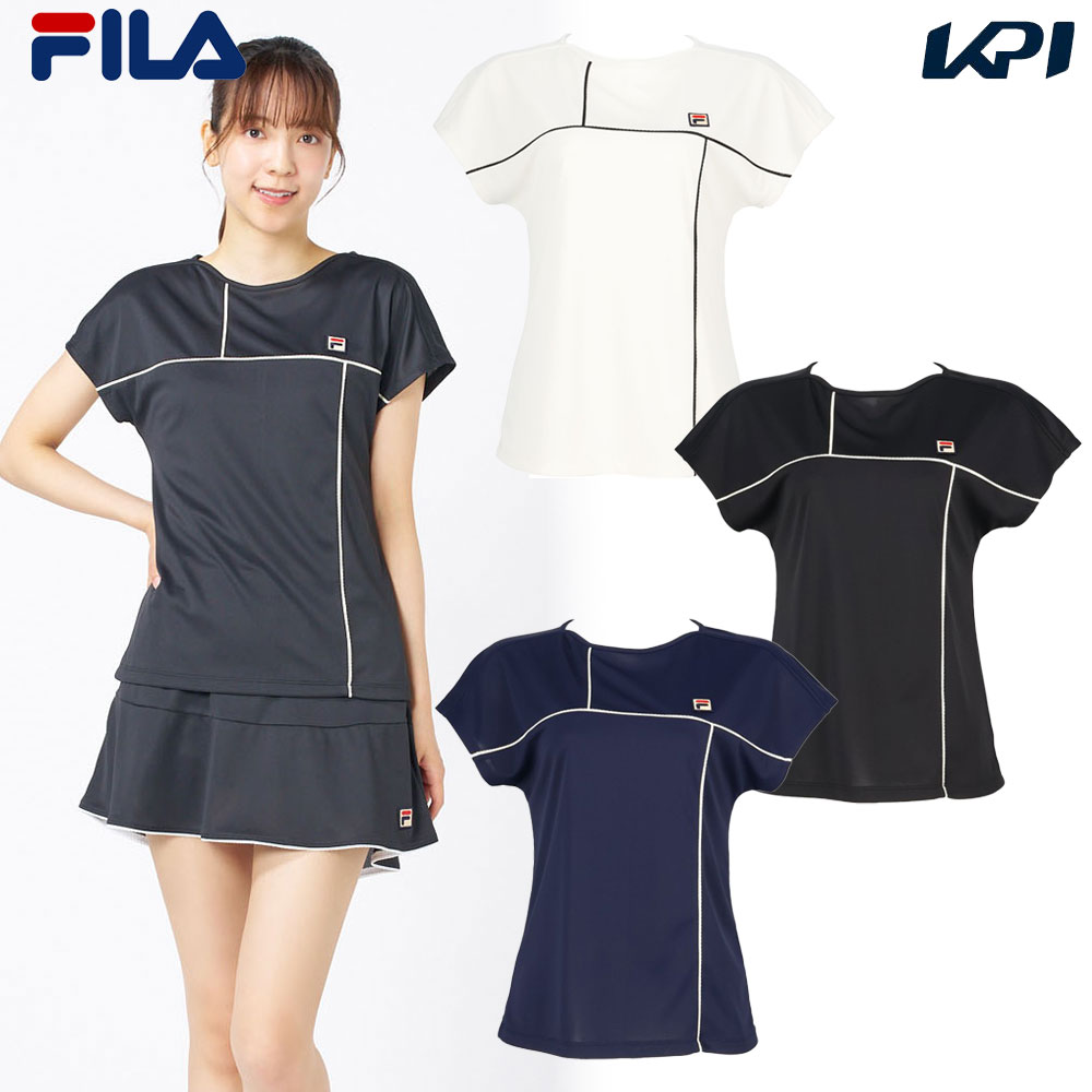 フィラ FILA テニスウェア レディース   ゲームシャツ EL0220 2025FW 8月上旬発売予定※予約