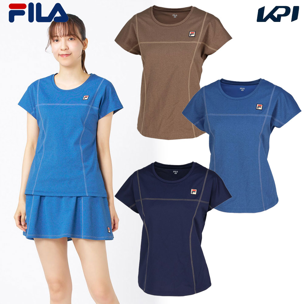 フィラ FILA テニスウェア レディース   ゲームシャツ EL0225 2025FW 9月上旬発売予定※予約