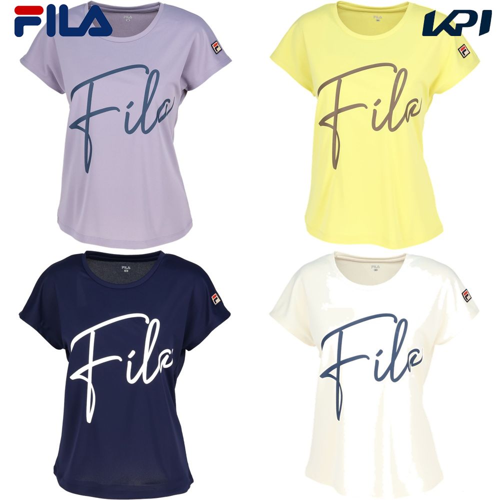 フィラ FILA テニスウェア レディース   グラフィックTシャツ EL0237 2025FW 9月上旬発売予定※予約