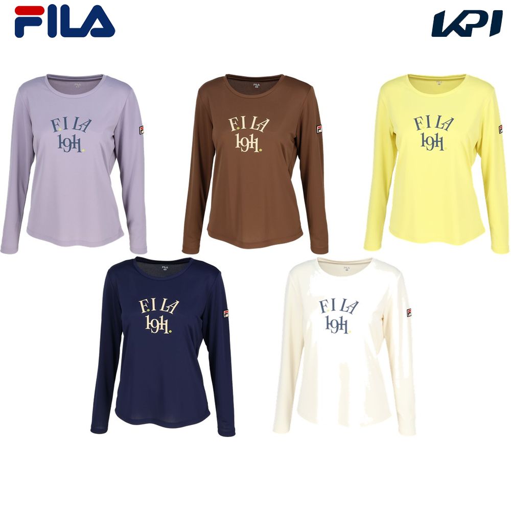 フィラ FILA テニスウェア レディース   ロングスリーブグラフィックTシャツ EL0239 2025FW 9月上旬発売予定※予約
