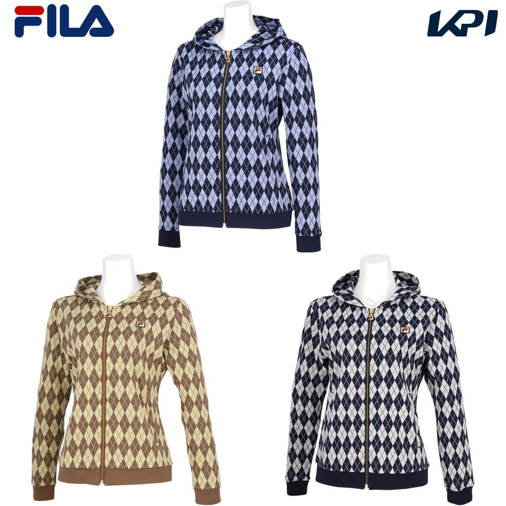 フィラ FILA テニスウェア レディース   フルジップパーカー EL0240 2025FW 9月上旬発売予定※予約
