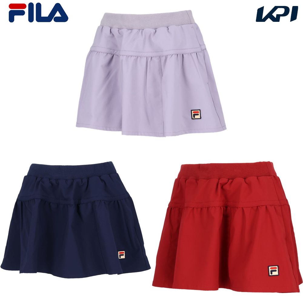 フィラ FILA テニスウェア レディース   スコート EL0243 2025FW 9月上旬発売予定※予約
