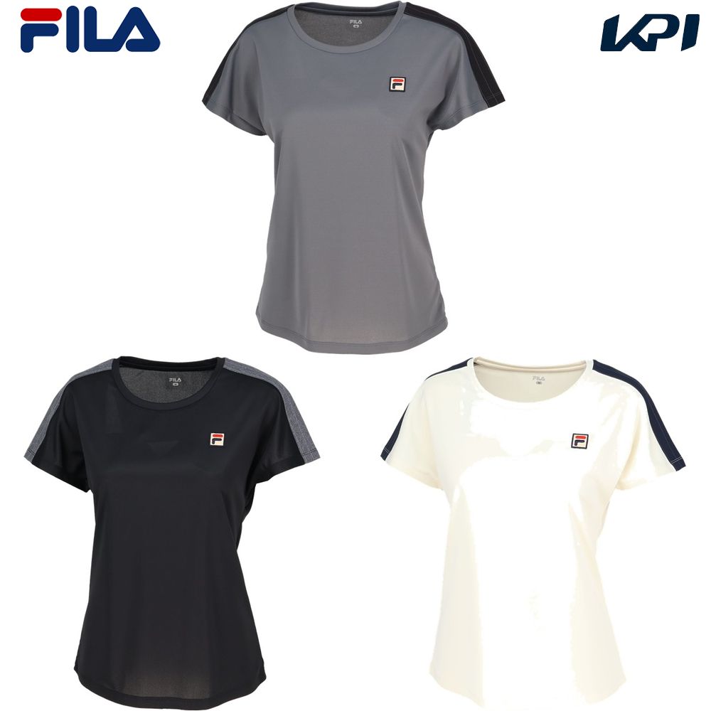 フィラ FILA テニスウェア レディース   ゲームシャツ EL0246 2025FW 9月上旬発売予定※予約