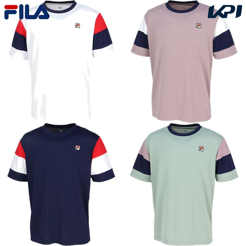 フィラ FILA テニスウェア メンズ   ゲームシャツ EM0075 2025SS 3月上旬発売予定※予約