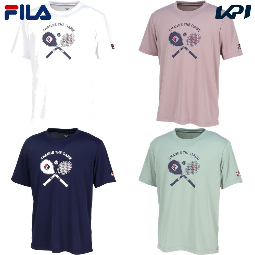 フィラ FILA テニスウェア メンズ   グラフィックTシャツ EM0079 2025SS 3月上旬発売予定※予約