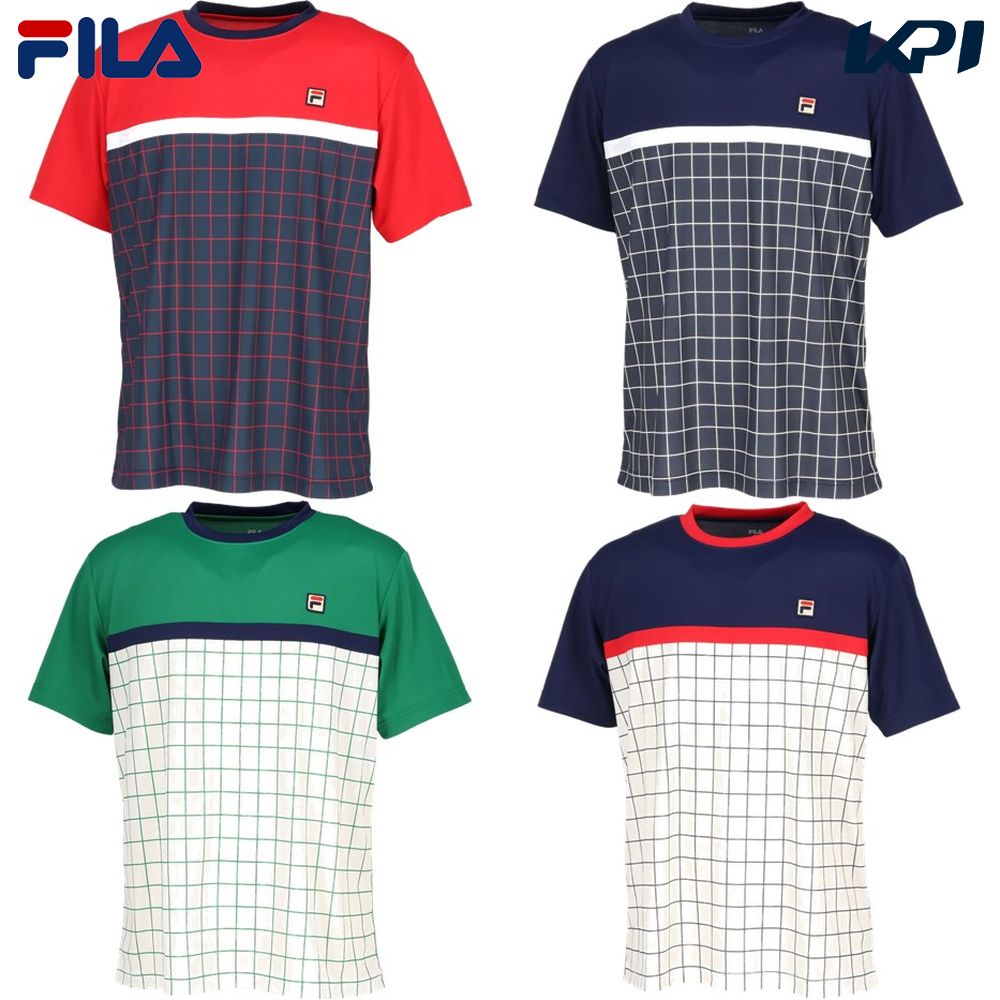 フィラ FILA テニスウェア メンズ   ゲームシャツ EM0083 2025SS 2月上旬発売予定※予約