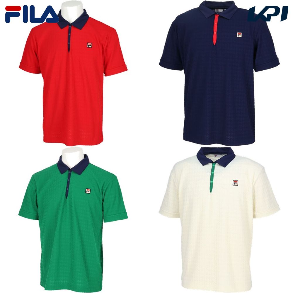 フィラ FILA テニスウェア メンズ   ゲームポロ EM0084 2025SS