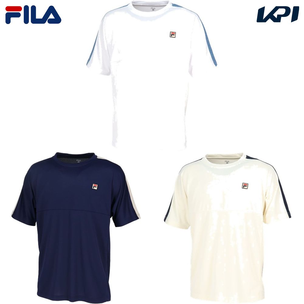 フィラ FILA テニスウェア メンズ   ゲームシャツ EM0087 2025SS 3月上旬発売予定※予約