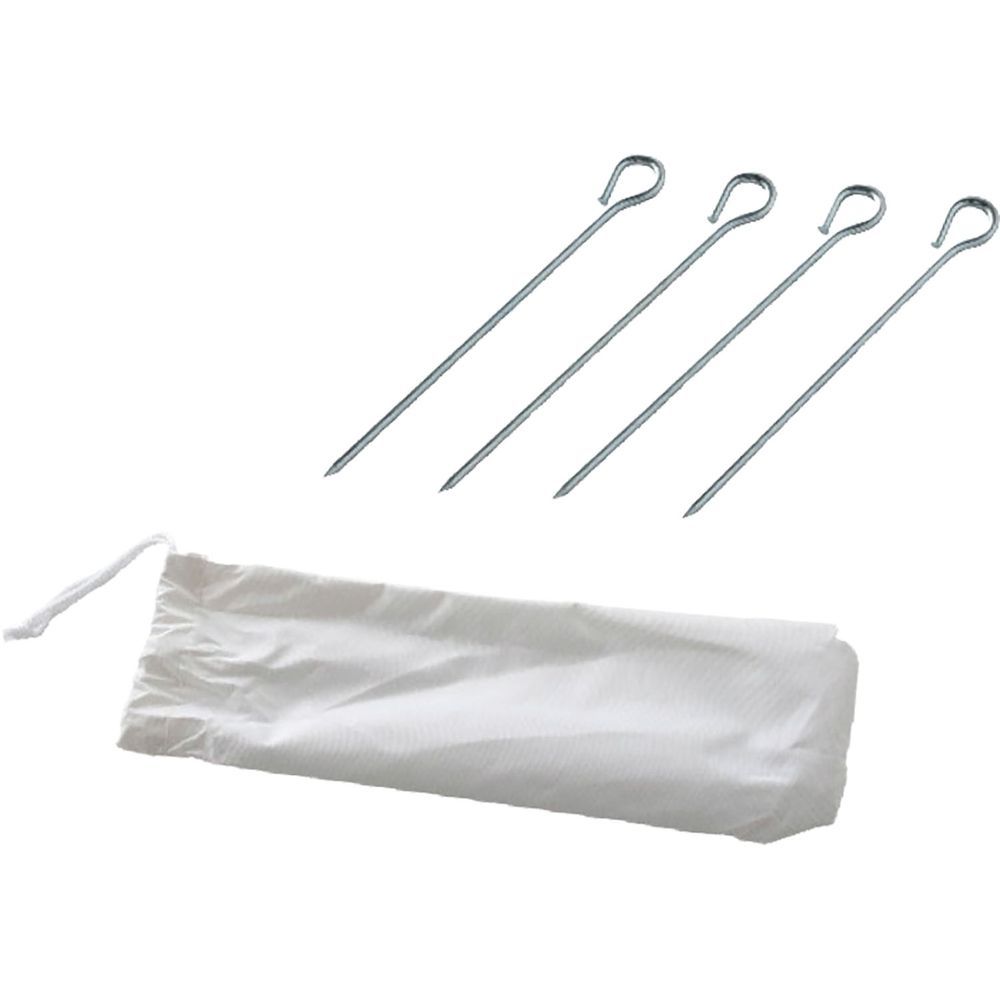 エバニュー EVERNEW 学校機器設備用品    テント用ペグ(4本入) EKU707