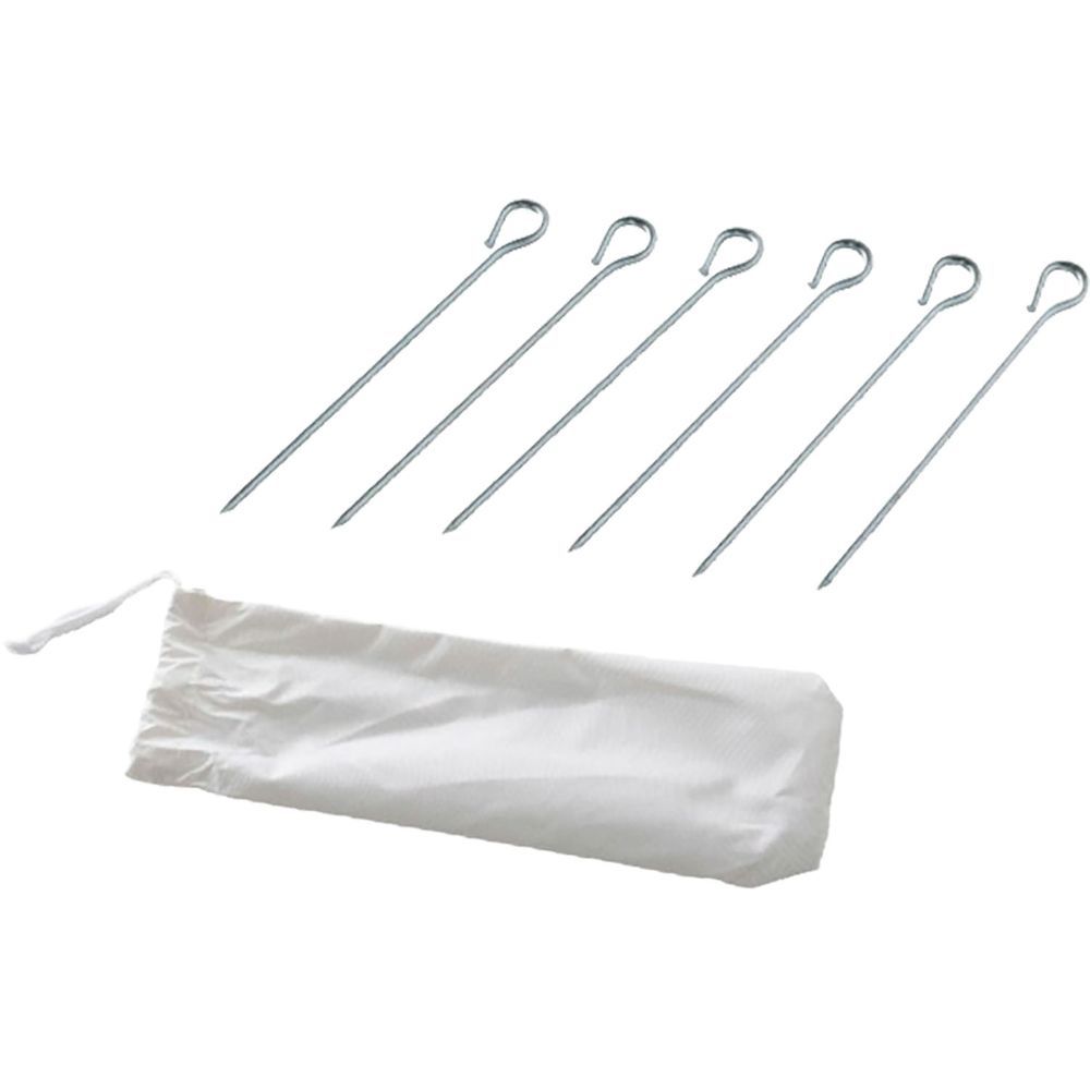 エバニュー EVERNEW 学校機器設備用品    テント用ペグ(6本入) EKU708