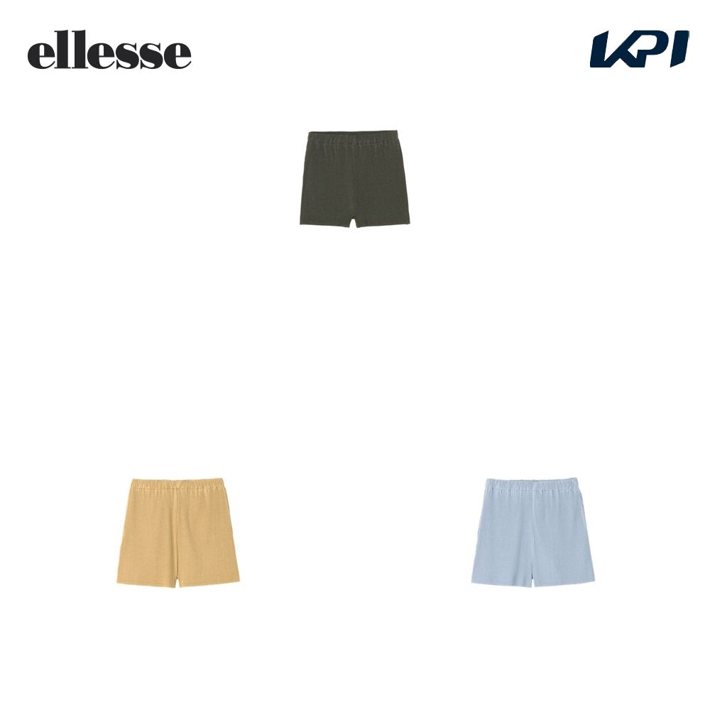 エレッセ Ellesse テニスウェア レディース   play pleats Shorts ショーツ EW224132 2024SS