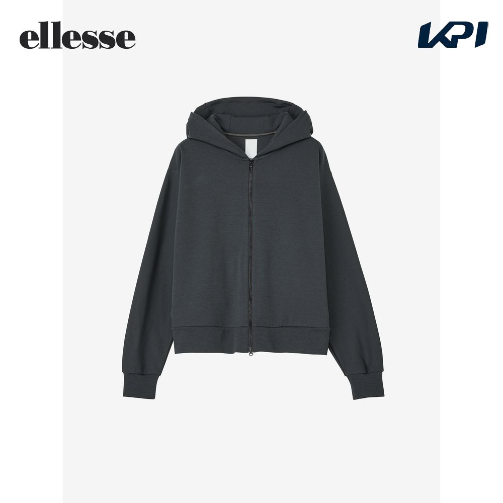 エレッセ Ellesse テニスウェア レディース   Medium Thickness Full Zip Hoodie フーディー EW324100 2024SS