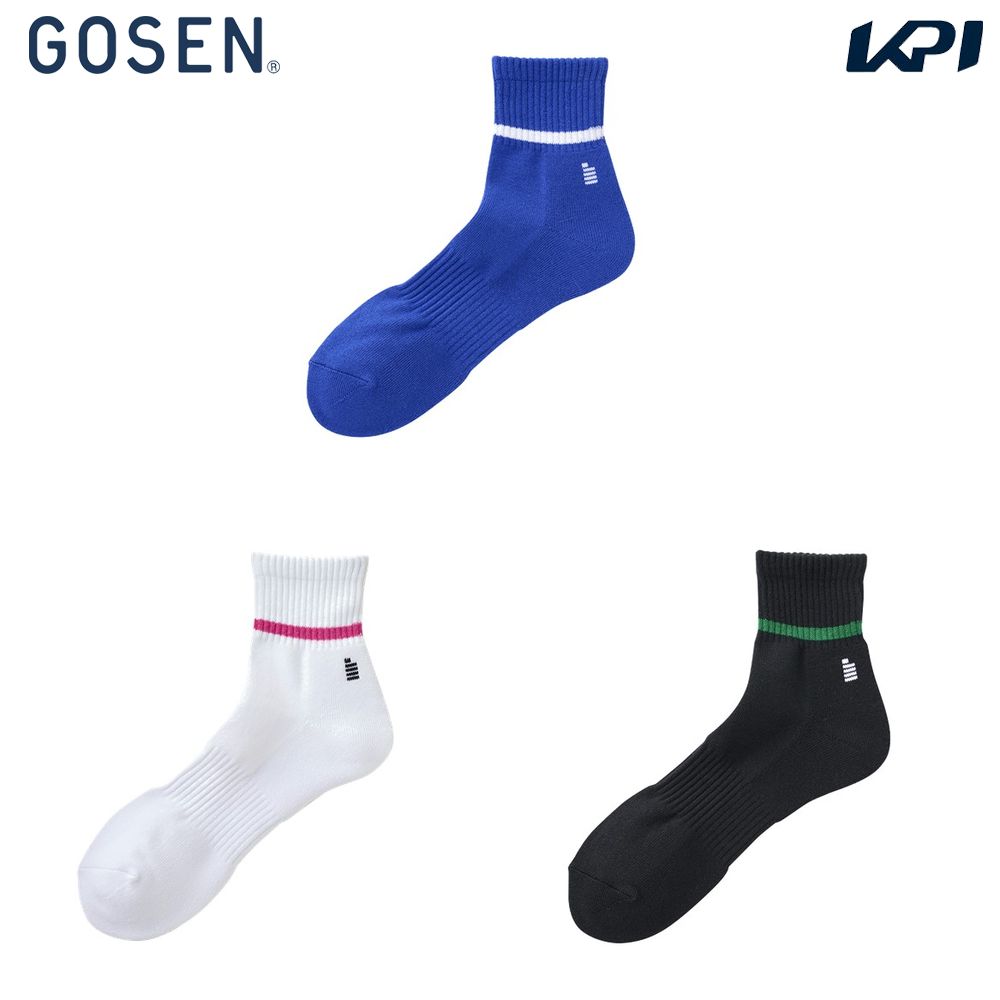 ゴーセン GOSEN テニスアクセサリー メンズ   ショートソックス F2400