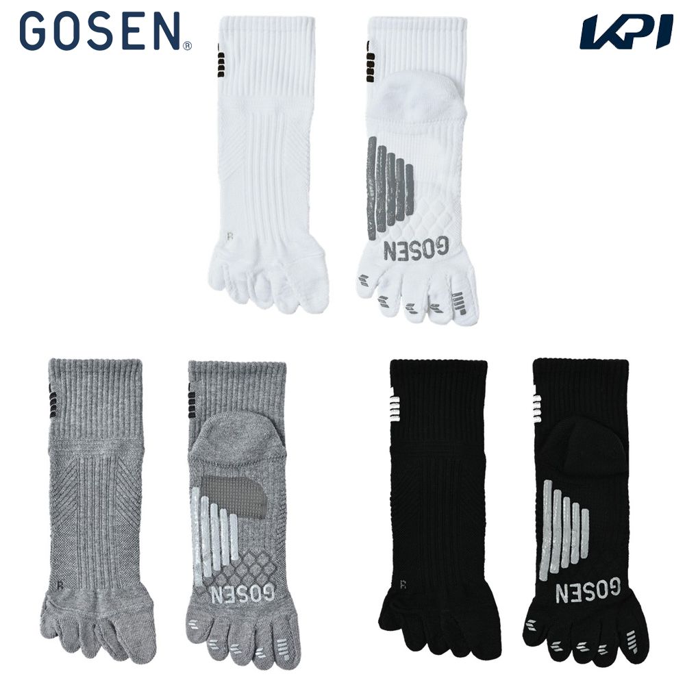 ゴーセン GOSEN テニスアクセサリー レディース   高機能ソックス（5本指） F2505