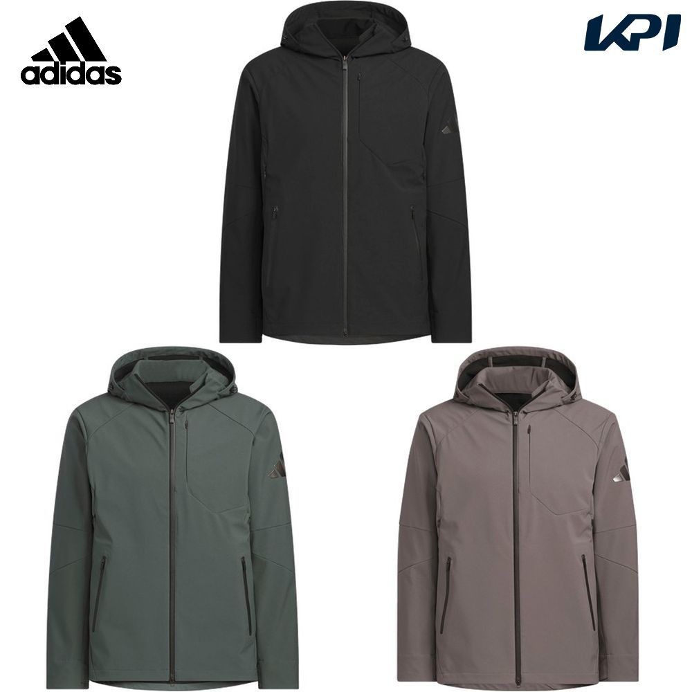 アディダス adidas マルチSPウェア メンズ   プレミアム スポーツ 圧着加工フリースウーブン フードジャケット F6835 2025FW