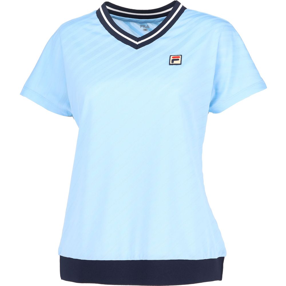 フィラ FILA テニスウェア レディース ゲームシャツ VL2864 2024SS 4月 