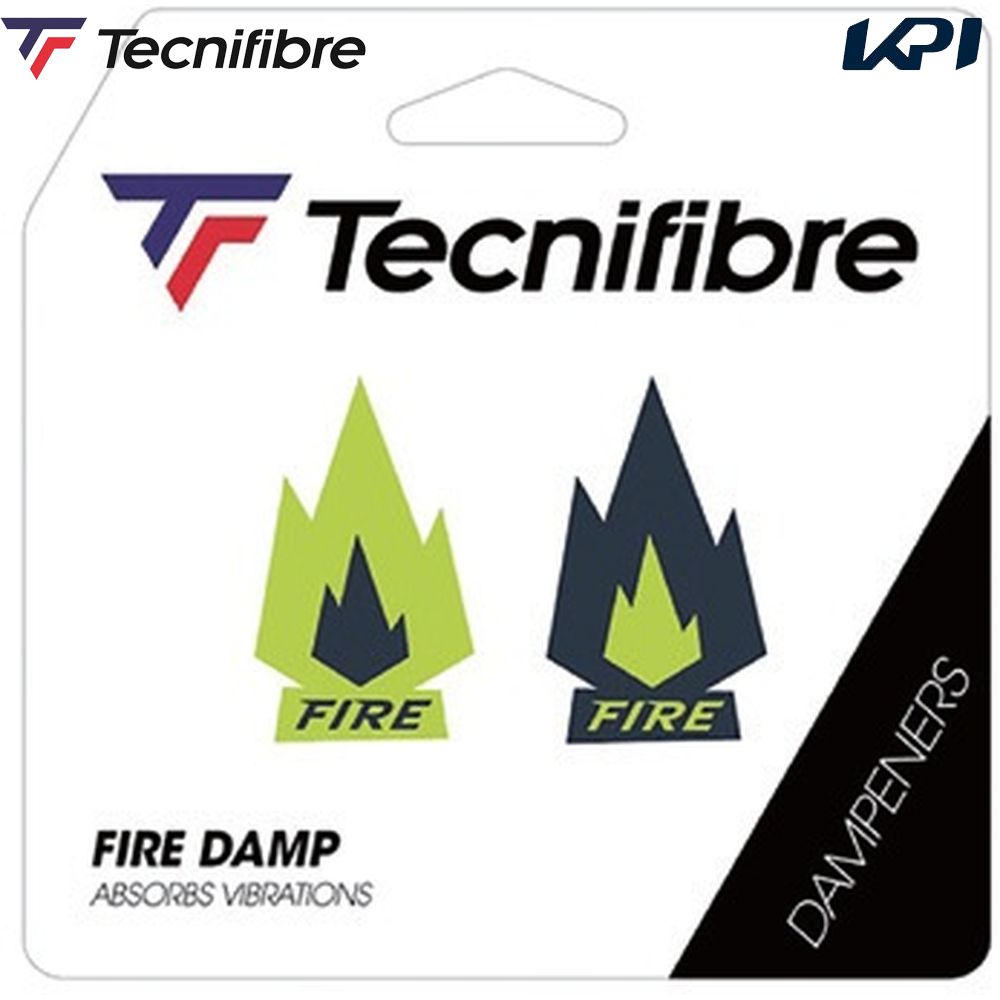 テクニファイバー Tecnifibre テニス振動止め    FIRE DAMPファイア ダンプ 2個入り 53FIREDAMP 3月上旬発売予定※予約