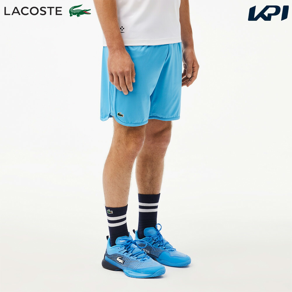 ラコステ LACOSTE テニスウェア メンズ   『ダニール・メドベージェフ』ウェストメッシュテニスショーツ GH3150-99-26F 2024FW