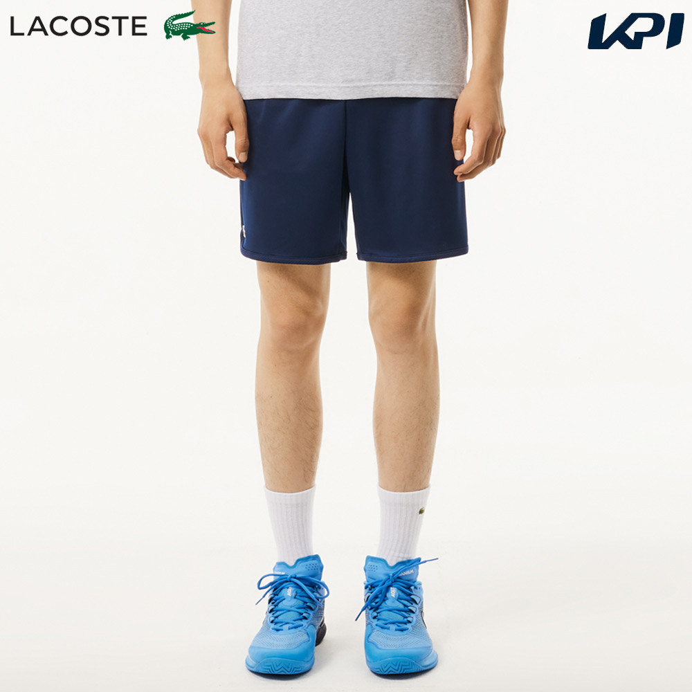 ラコステ LACOSTE テニスウェア メンズ   『ダニール・メドベージェフ』ウェストメッシュテニスショーツ GH3150-99-525 2024FW