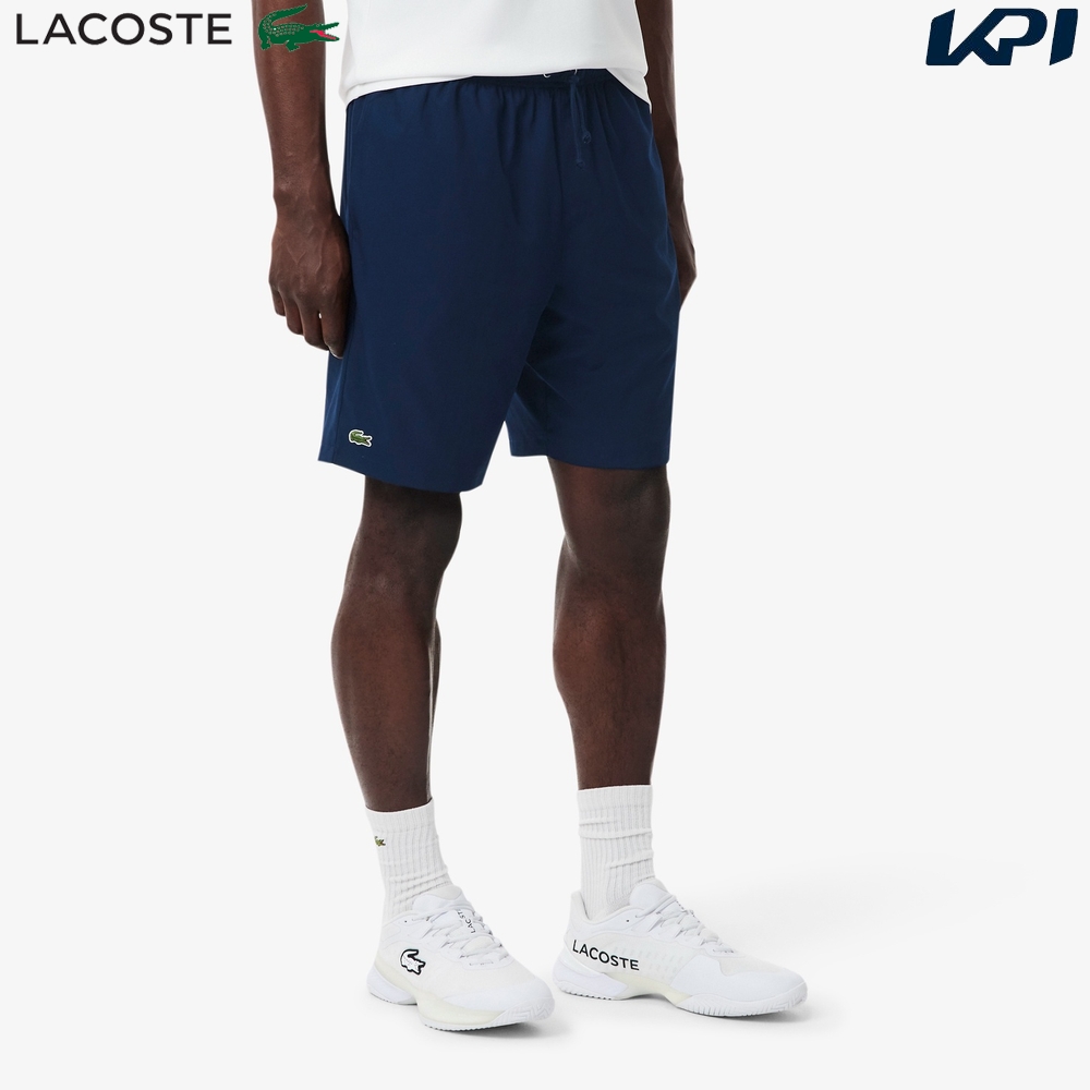 ラコステ LACOSTE テニスウェア メンズ   ライトウェイト ダイヤモンドタフタ テニスショーツ GH353T-99-166 2026FW 8月下旬発売予定※予約