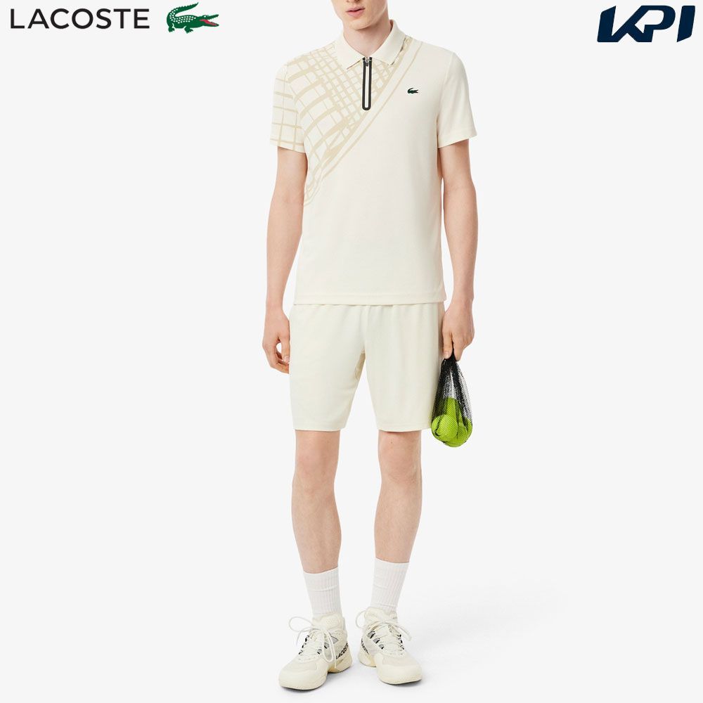 ラコステ LACOSTE テニスウェア メンズ   グリッドウエストストレッチショーツ GH4775-99-XFJ 2025FW 8月下旬発売予定※予約