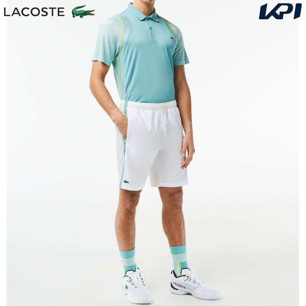 ラコステ LACOSTE テニスウェア メンズ ダイヤモンドリップストップテニスショーツ GH5201-99-BH3 2023SS