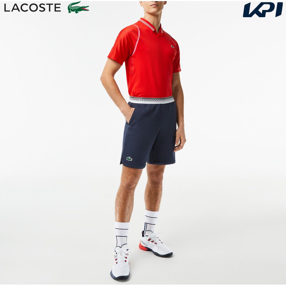 ラコステ LACOSTE テニスウェア メンズ 『ダニール・メドベージェフ』ウルトラドライメッシュショーツ GH5209-99-KXE 2023SS