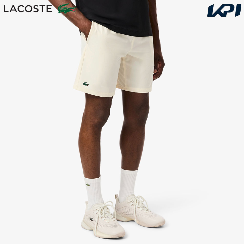 ラコステ LACOSTE テニスウェア メンズ   『ノバク・ジョコビッチ』メッシュガゼットテニスショーツ GH7413-99-XDE 2025FW
