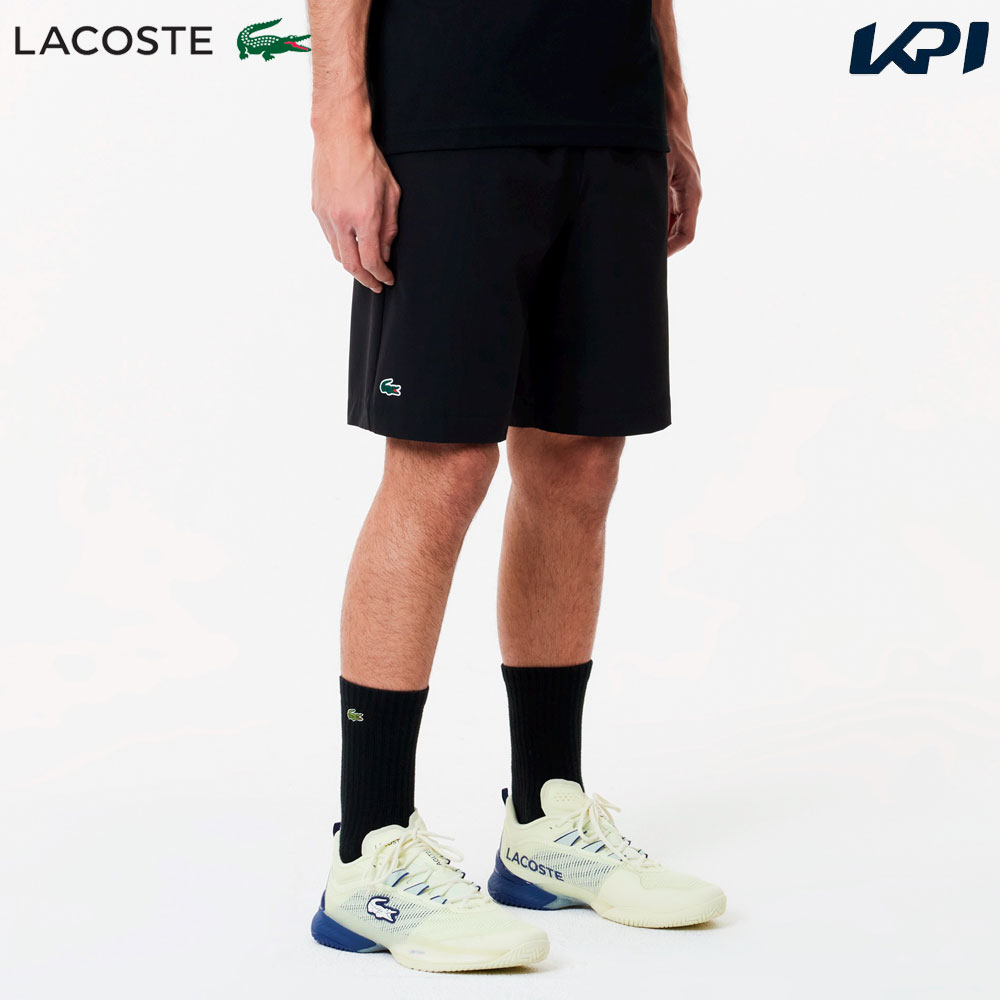 ラコステ LACOSTE テニスウェア メンズ   ウルトラドライトレーニングテニスショーツ GH7452-99-031 2024FW